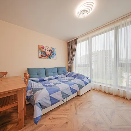 דירה Brand New Vitosha View - Free Parking - Metro Access סופיה
