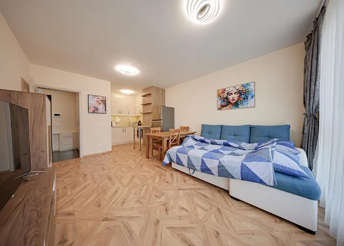 아파트 Brand New Vitosha View - Free Parking - Metro Access *