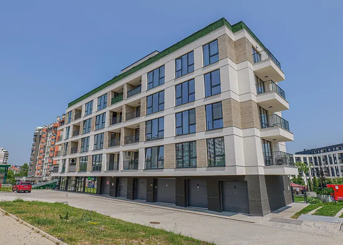 아파트 Brand New Vitosha View - Free Parking - Metro Access 소피아